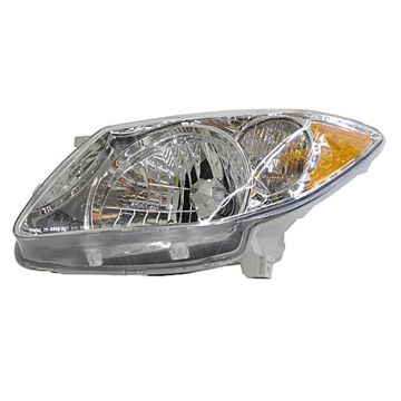 Headlight Assembly Composite Left for Pontiac Vibe 2005-2008