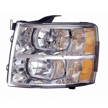 Headlight Assembly Composite Left CAPA for Chevrolet Silverado 1500 Silverado 2500 HD Silverado 3500 HD