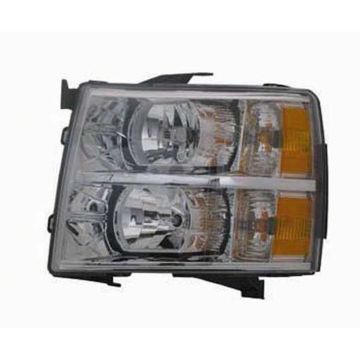 Headlight Assembly Composite Left for Chevrolet Silverado 1500 Silverado 2500 HD Silverado 3500 HD