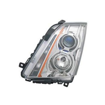 Headlight Assembly Composite Left Halogen for Cadillac CTS Sedan Wagon Coupe Base Premium Luxury Performance Coupe 3.6L 3.0L 2008-2014