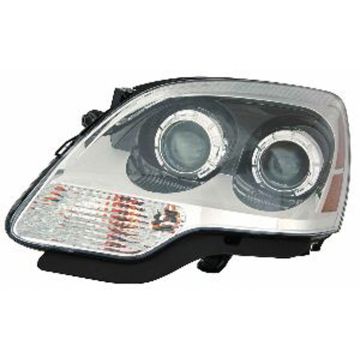 Headlight Assembly Composite Left Halogen 2nd Design for GMC Acadia 2008-2012