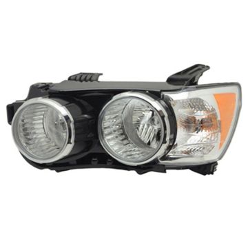 Headlight Assembly Composite Left w/o Dusk Pkg Halogen w/Chrome Trim for Chevrolet Sonic Sedan LT LS LTZ RS 2012-2015
