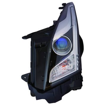 Headlight Assembly Composite Left Halogen w/o Leveling System CAPA for Cadillac ATS 2013-2018