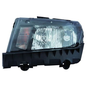 Headlight Assembly Composite Left Halogen CAPA for Chevrolet Camaro 2014-2015