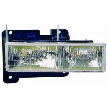 Headlight Assembly Composite Right Z71 w/Composite Headlamps w/Composite Lamp CAPA for Chevrolet Blazer C1500 Suburban C2500 C3500 K1500 K2500 K3500 Tahoe GMC C1500 Suburban C2500 C3500 K1500 K2500 K3500 Yukon