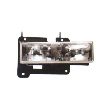 Headlight Assembly Composite Right Z71 w/Composite Headlamps w/Composite Lamp for Chevrolet Blazer C1500 Suburban C2500 C3500 K1500 K2500 K3500 Tahoe GMC C1500 Suburban C2500 C3500 K1500 K2500 K3500 Yukon