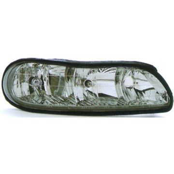 Headlight Assembly Composite Right CAPA for Chevrolet Malibu Oldsmobile Cutlass