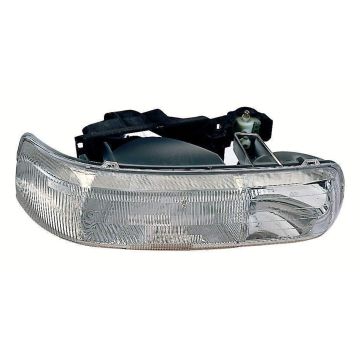 Headlight Assembly Composite Right CAPA for Chevrolet Silverado 1500 Silverado 1500 HD Silverado 2500 Silverado 2500 HD Silverado 3500 Suburban 1500 Suburban 2500 Tahoe