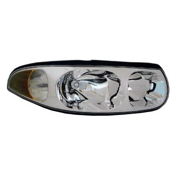 Headlight Assembly Composite Right w/Cornering/Marker Lamp Limited w/Fluted High Beam Surface for Buick LeSabre 2000-2005