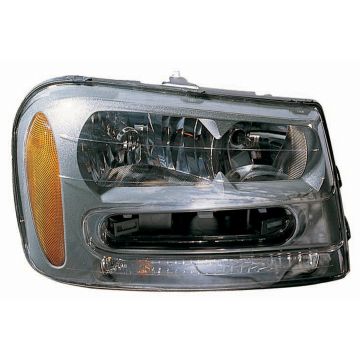 Headlight Assembly Composite Right CAPA for Chevrolet Trailblazer North Face LTZ Base B A R Q SS 2002-2009