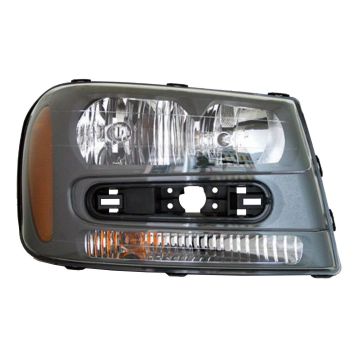 Headlight Assembly Composite Right for Chevrolet Trailblazer North Face LTZ Base B A R Q SS 2002-2009