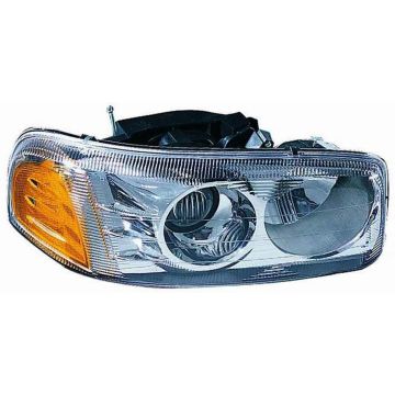 Headlight Assembly Composite Right CAPA for GMC Sierra 1500 Sierra 1500 Classic Yukon Yukon XL 1500