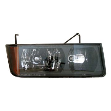 Headlight Assembly Composite Right w/Body Cladding CAPA for Chevrolet Avalanche 1500 Avalanche 2500