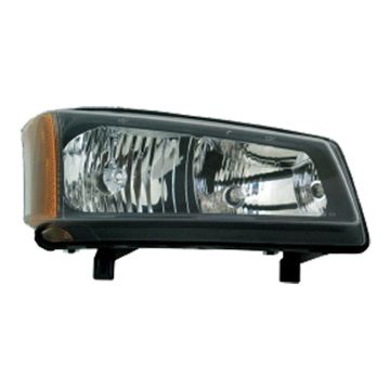 Headlight Assembly Composite Right 1st Design Smooth Bezel CAPA for Chevrolet Silverado 1500 Silverado 1500 Classic Silverado 2500 Silverado 2500 HD Silverado 2500 HD Classic Silverado 3500 Silverado 3500 Classic