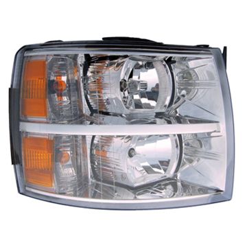 Headlight Assembly Composite Right for Chevrolet Silverado 1500 Silverado 2500 HD Silverado 3500 HD