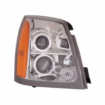 Headlight Assembly Composite Right w/o HID CAPA for Cadillac SRX 2004-2009