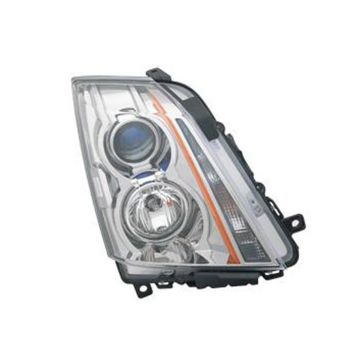 Headlight Assembly Composite Right Halogen for Cadillac CTS Sedan Wagon Coupe Base Premium Luxury Performance Coupe 3.6L 3.0L 2008-2014