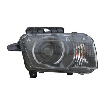 Headlight Assembly Composite Right HID CAPA for Chevrolet Camaro Convertible Coupe ZL1 2014-2015