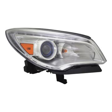 Headlight Assembly Composite Right Halogen w/o Auto Adjust Headlamps CAPA for Buick Enclave 2013-2017