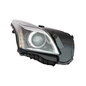 Headlight Assembly Composite Right Projector Type for Cadillac CTS Sedan Base Premium Luxury Performance Premium Luxury 2014-2019