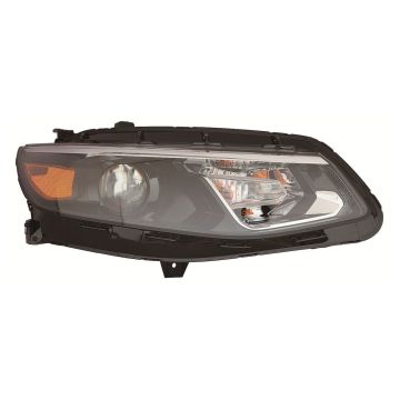 Headlight Assembly Composite Right Halogen CAPA for Chevrolet Malibu 2016-2018