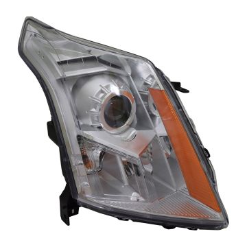 Headlight Assembly Composite Right Halogen CAPA for Cadillac SRX 2014-2016