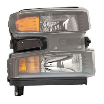 Headlight Assembly Composite Right Halogen CAPA for Chevrolet Silverado 1500 Silverado 1500 LTD