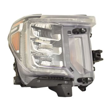 Headlight Assembly Composite Right w/o LED Signal Lamp for GMC Sierra 2500 HD Sierra 3500 HD