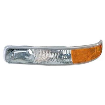 Parking Light Assembly Left w/o Bulb or Socket Includes Signal/Marker & Running Lamps for Chevrolet Silverado 1500 Silverado 2500 Silverado 2500 HD Silverado 3500 Suburban 1500 Suburban 2500 Tahoe