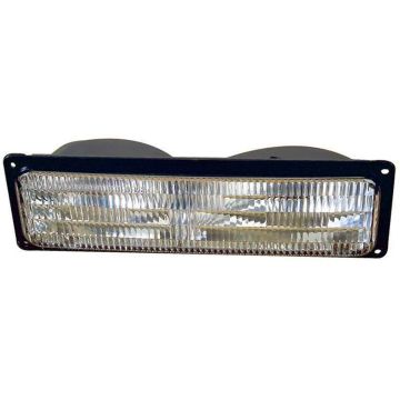 Parking Light Assembly Right Z71 w/Black Trim w/Composite Headlamps Park/Signal Combination CAPA for Chevrolet Blazer C1500 Suburban C2500 C3500 K1500 K2500 K3500 Tahoe GMC C1500 Suburban C2500 C3500 K1500 K2500 K3500 Yukon