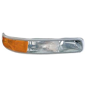 Parking Light Assembly Right w/o Bulb or Socket Includes Signal/Marker & Running Lamps for Chevrolet Silverado 1500 Silverado 2500 Silverado 2500 HD Silverado 3500 Suburban 1500 Suburban 2500 Tahoe