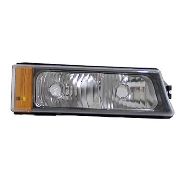 Parking Light Assembly Right w/o Body Cladding Includes Signal/Marker & Running Lamps w/o Bulb or Socket for Chevrolet Avalanche 1500 2500 Silverado 3500