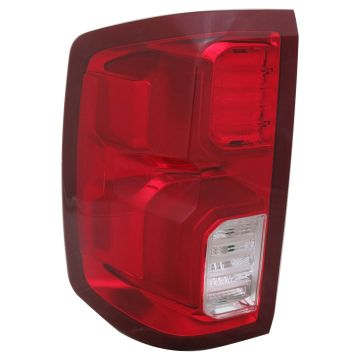 Tail Light Assembly Left w/LED Accent Light w/o Z71 Pkg w/o High Desert Pkg CAPA for Chevrolet Silverado 1500 2016-2018