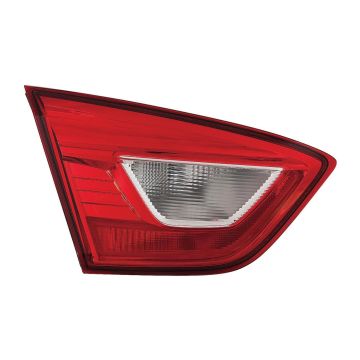 Tail Light Assembly Left Inner w/o LED Accent Light 2nd Design Black CAPA for Chevrolet Cruze Sedan 2017-2019