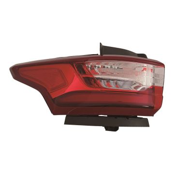 Tail Light Assembly Left Outer w/o Redline Pkg CAPA for Chevrolet Traverse 2018-2021