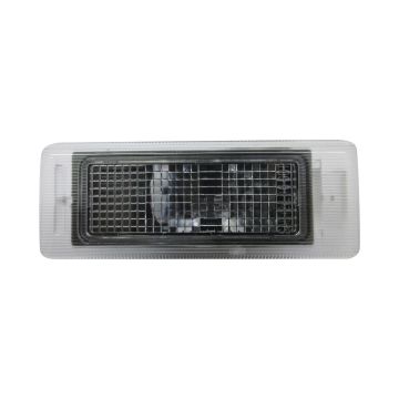 License Plate Light Assembly CAPA for Buick Allure Encore Envision LaCrosse Verano Cadillac CTS SRX XTS Chevrolet Equinox Impala Sonic Traverse Trax GMC Acadia Terrain