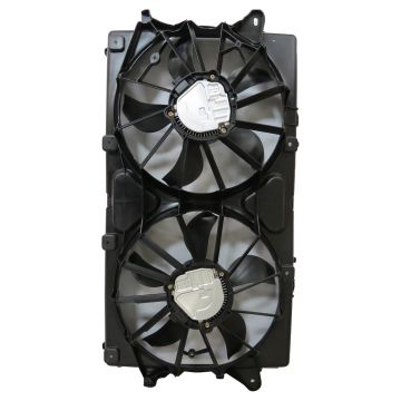 Engine Cooling Fan Assembly Standard Duty Cooling Motor/Blade/Shroud Dual Fan Assy for Cadillac Escalade Escalade ESV Chevrolet Silverado 1500 Silverado 1500 LTD Suburban Tahoe GMC Sierra 1500 Sierra 1500 Limited Yukon Yukon XL