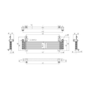 Automatic Transmission Oil Cooler Assembly for Chevrolet Silverado 2500 HD GMC Sierra 2500 HD Sierra 3500 HD