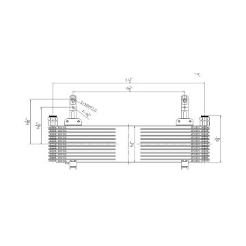 Automatic Transmission Oil Cooler Assembly for Chevrolet Silverado 2500 HD GMC Sierra 2500 HD Sierra 3500 HD