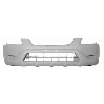 Bumper Cover Front Matte-Gray/Black Grained Finish USA Market CAPA for Honda CR-V 2002-2004
