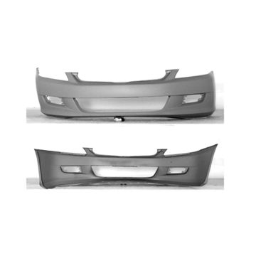 Bumper Cover Front Primed for Honda Accord Coupe LX EX Value Package LX Special Edition EX-L LX SE Special Edition 2006-2007