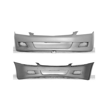 Bumper Cover Front Primed USA/Mexico Built for Honda Accord Sedan LX EX Value Package LX Special Edition Special Edition EX-L LX SE 2006-2007
