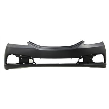 Bumper Cover Front Primed CAPA for Honda Civic Hybrid-L Hybrid Base Touring LX EX DX Si HF EX-L Natural Gas SE 2013-2015