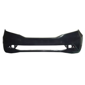 Bumper Cover Front w/o Parking Sensor Primed for Honda Odyssey LX EX EX-L 2011-2017