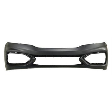 Bumper Cover Front Primed CAPA for Honda Civic Coupe LX EX EX-L Touring DX HF Natural Gas SE 2014-2015