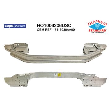 Bumper Cover Reinforcement Front Aluminum CAPA for Honda Accord 2023-2024