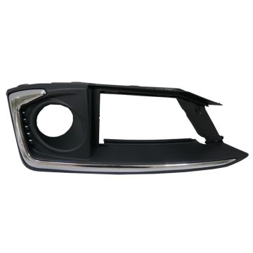 Bumper Insert Front Left w/Fog Lamps for Honda Civic Sedan Coupe EX EX-L Touring 2019-2021