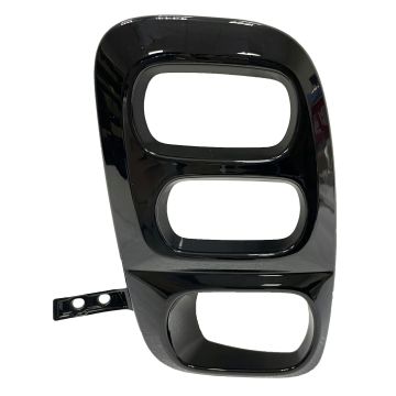 Bumper Insert Front Left Fog Lamp Bezel Gloss Black for Honda Odyssey Touring Elite Sport Black Edition 2021-2024