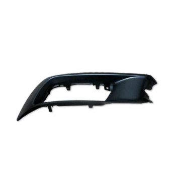 Bumper Insert Front Right Factory Installed Fog Lamp Bezel Crystal Black (Code NH731P) for Honda Civic Sedan 2012