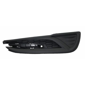 Bumper Insert Front Right Fog Lamp Opening Cover w/o Fog Lamps CAPA for Honda Civic Sedan 2013-2015